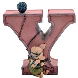 Disney Classic Winnie The Pooh Piglet Alphabet Nursery Letter Y Michel & Company